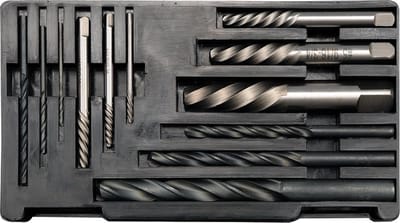 Schroevendraaier voor gebroken schroeven en HSS-boren voor metaal Yato YT-0591 12 st.