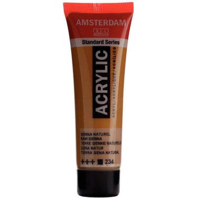 Verf - Acryl - 234 - Sienna naturel - Amsterdam - 20ml