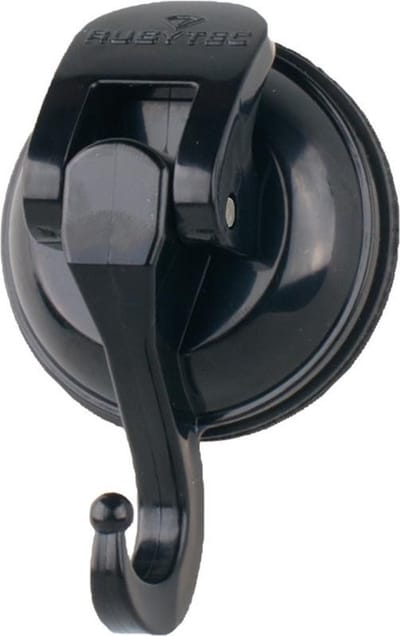 Rubytec Mammoth Zuignap - 7 x 4.7 x 4.7 cm - Twee-componentenrubber - Hanger - Belastbaar tot 4 Kg - Weerbestendig - Kledinghaak - Zwart