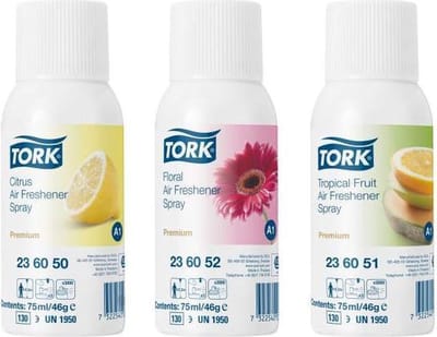 Tork 12st 236056 Premium luchtverfrisser mixed 75ml doos à 12 bus (236056)