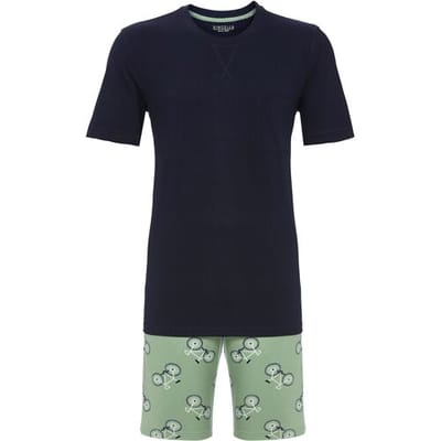Ringella Katoenen heren racefiets shortama Blauw man 52