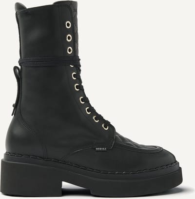 Nubikk Finn Aubine Ladies Ankle Boot Black Leather Maat 36