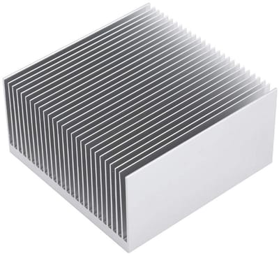 Grote Aluminium Koellichaam 27 Fin Radiator voor Hoge Vermogen Componenten