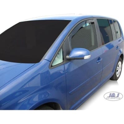 Déflecteurs d'air - J&J AUTOMOTIVE - Volkswagen Touran - Fumé - Acrylique renforcé - Installation facile