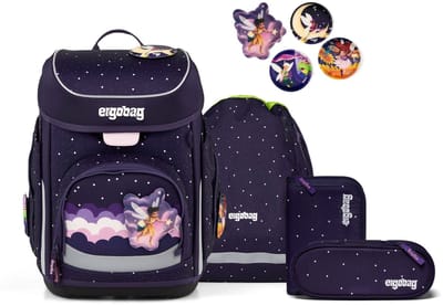 ergobag schooltas Cubo Set 5-delig BärRex donkergroen