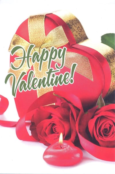 Wenskaart Happy Valentine!
