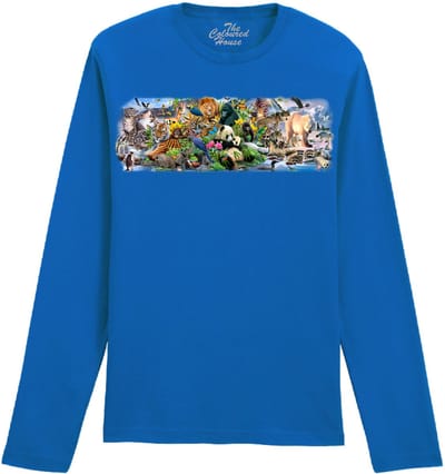 Dieren Around The World The Coloured House Longsleeve T-shirt XXL