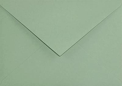 Groene Enveloppen Puntige Flap Zonder Venster 114 x 162 mm 120 g - Perfect voor Uitnodigingen en Wenskaarten