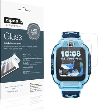 dipos – 2x Matte Pantserfolie geschikt voor Imoo Watch Phone Z3 | 9H Screenprotector