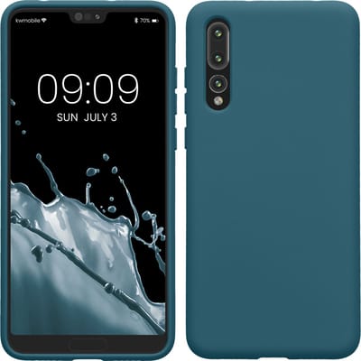 kwmobile telefoonhoesje geschikt voor Huawei P20 Pro - Hoesje voor smartphone - Back cover in mat petrol