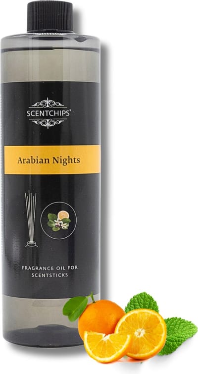 Scentchips® Geurstokjes Navulling - Arabian Nights - Geurverspreider - Luchtverfrisser - Huisparfum - 400ml