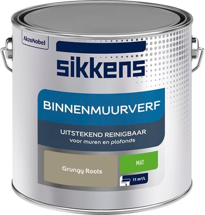 Sikkens - Binnenmuurverf Mat - Grungy Roots - Mengverf - 2,5 L