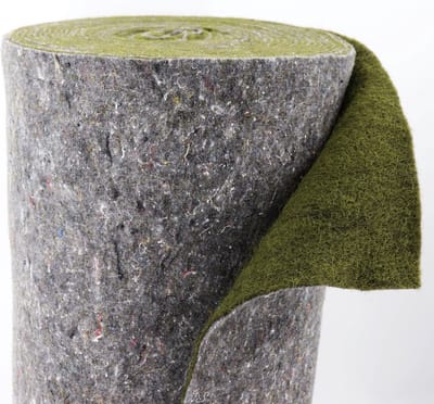 Groene oevermat, hellingmat, vijverrandmat voor vijverfolie, 3m x 0,5m