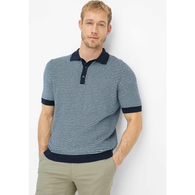 Brax Heren Polo  Style PASCAL navy, donkerblauw, maat L