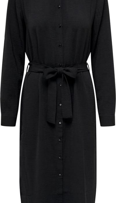 JDY JDYDIVYA L/S ABOVE CALF DRESS WVN Dames Jurk - Maat XS
