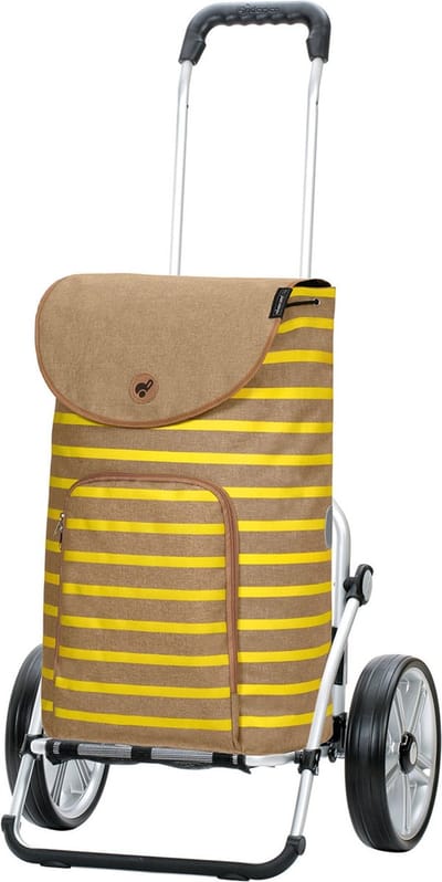 Andersen SHOPPER MANUFAKTUR Boodschappentrolley Royal Shopper Eske Yellow Beige 107cm