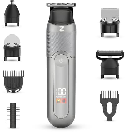 Scheerapparaat Mannen 5 in 1 - Foil Shaver - Neustrimmer - Tondeuse - Waterdicht - Head Shaver - Zeri