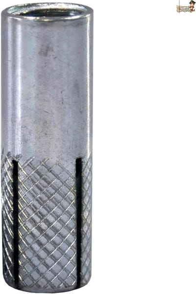 Expander voor Massieve Materialen - Keilanker Metalen Plug - Bevestigen van Constructies - Hoge Veiligheid en Weerstand - M-10 - Zilverkleurig