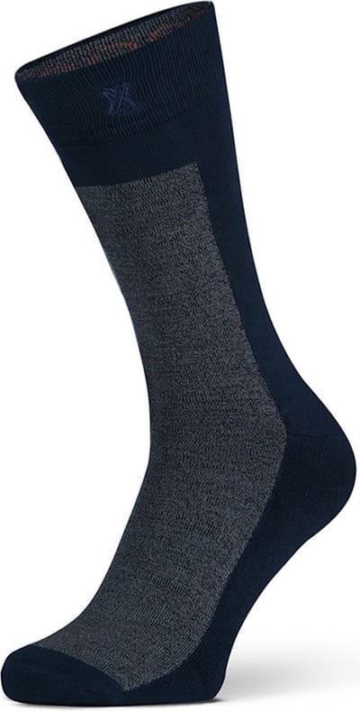 XPOOOS - Essential Heren bamboe Sokken - Badstof zool - 1-Pack - Maat 39/42 - Antracite