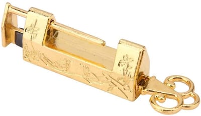 Dailygoods- Decoratieve Slot - Vintage Chinese Slot - Antieke Beugel - Retro Ontwerp - Zinklegering - Sieradenbox Beveiliging
