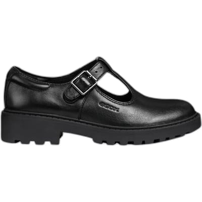GEOX CASEY MEISJES Veterschoenen - ZWART - Maat 31