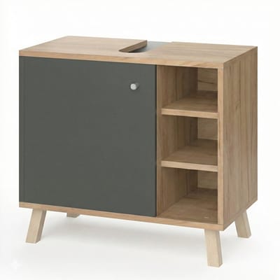 Vicco Senyo Wastafelonderkast – 60 x 54 cm Antraciet