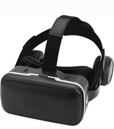 Virtual Reality bril met hoofdtelefoon voor Android en iOS-telefoons - 3D VR ervaring - Geschikt voor 35-60 inch schermen
