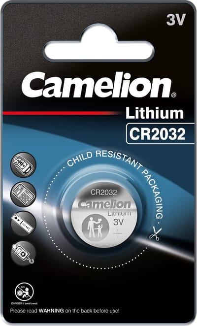 Camelion CR2032 Lithium Knoopcel Batterijen - 3V - 1 Stuk