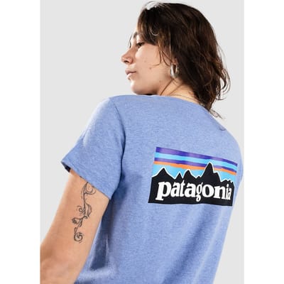 Patagonia P-6 Logo Responsibili T-Shirt blauw