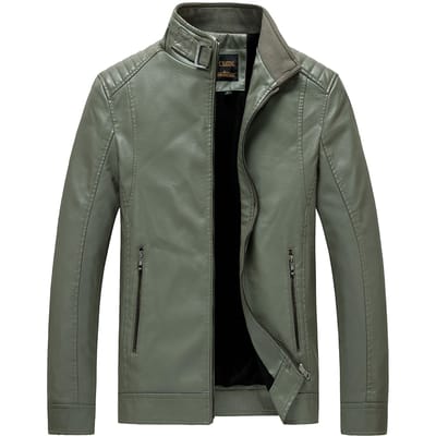 Herfst en Winter Nieuwe Heren Leren Jas Casual Motorjas PU Leer Jas Plus Fluweel Grote Maat Jas Trendy 4XL