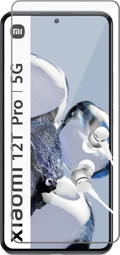 Screenprotector geschikt voor Xiaomi 12T / 12T Pro - Gehard Glas Screen Protector GlassGuard