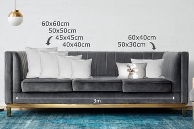 Sierkussens - Kussentjes Woonkamer - 50x30 cm - Hond - Wit - Kok