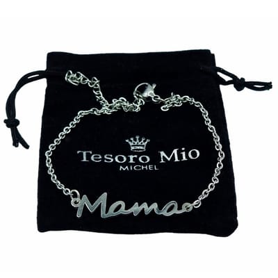 Armband met tekst mama – Cadeau voor moeder / moederdag -Zilverkleurig edelstaal