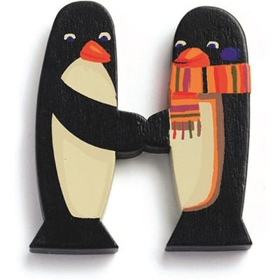 DJECO houten letter animal H