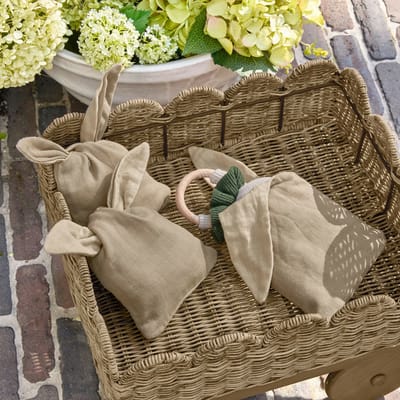LOBERON Zakje set van 3 Snugglewood beige