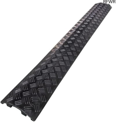 RFWR® Duurzame Kabelbescherming voor Hoog Verkeer - Heavy-Duty Afdekking voor Binnenshuis en Buiten