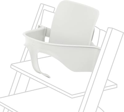 Tripp Trapp Baby Set2 Wit - Leeftijd 6-36 maanden - Verander de stoel in kinderstoel - Stokke
