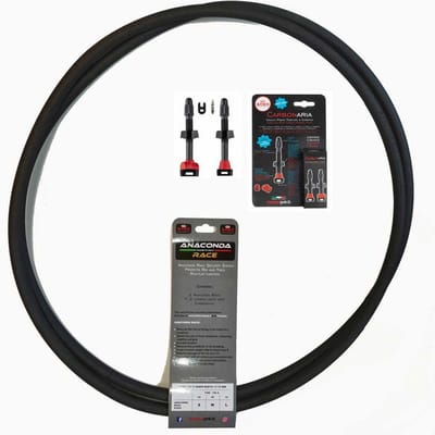 Pnk Race/gravel Anti-lek Schuim 2 Eenheden Zwart 700C / 32