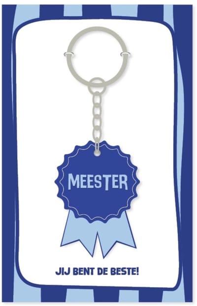 KP® Sleutelhanger Medaille Meester