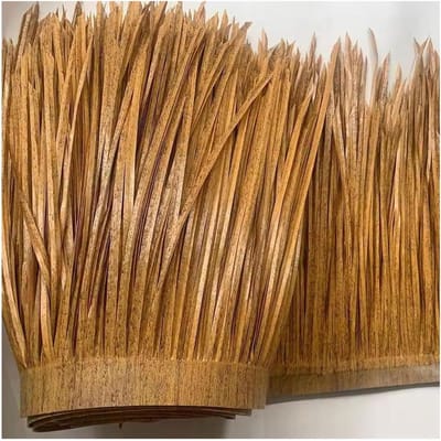Kunststro Rieten Dakbedekking - Synthetisch Palmblad - Tropische Look Creëren - UV- en Waterbestendig - 05 m x 1 m