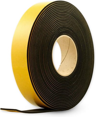 Zelfklevende Rubbertape 30M x 5CM x 3MM voor Akoestische en Thermische Isolatie