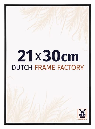 Fotolijst 21x30 cm - Kunststof - Zwart Mat - Angers