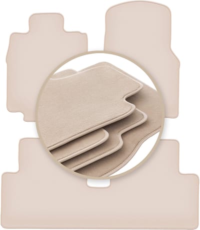 PREMIUM beige matten voor: Mercedes A W168 hatchback 1997-2005
