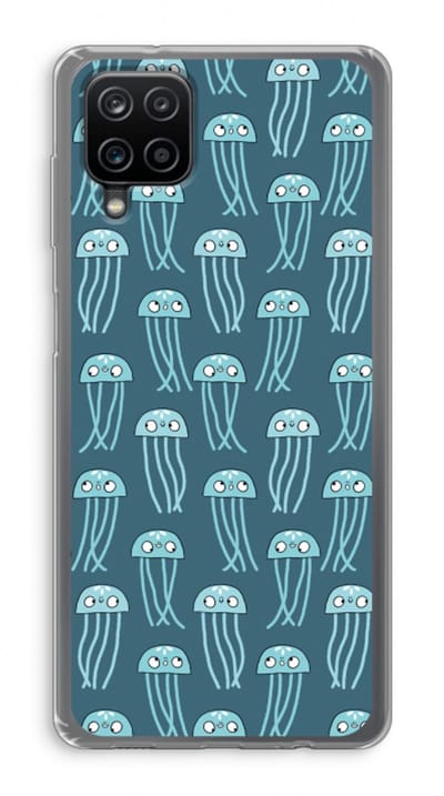 Case Company® - Hoesje geschikt voor Samsung Galaxy A12 hoesje - Kwallie - Soft Cover Telefoonhoesje - Bescherming aan alle Kanten en Schermrand