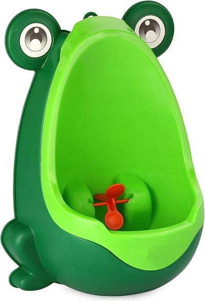 Urinoir Kikker | wc trainer | zindelijkheidstraining kind | plaspot | plaspotje jongens | peuter | kinderpotje