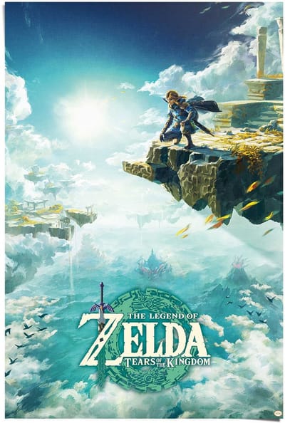 Poster Legends of Zelda - 91,5 x 61 - Papier - REINDERS
