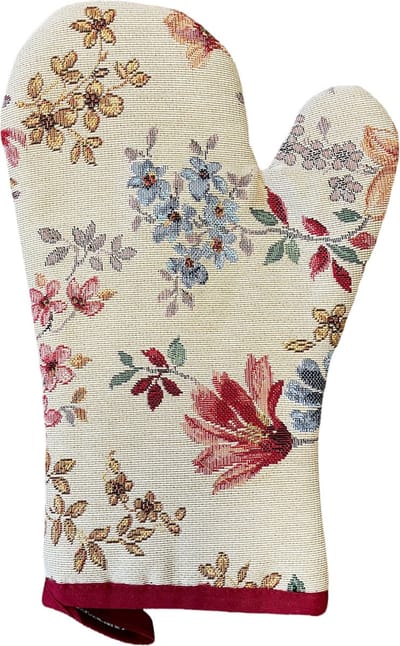 Pannenwant - luxe gobelinstof - Lilium - Kleurige Lelies - Bloemen