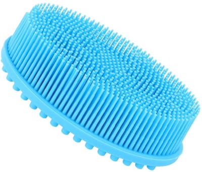 Dailygoods- Massageborstel Milieuvriendelijk - Babyborstel - Hoofdhuidmassage - Silicone - 12 x 7 x 4 cm - Aangenaam gevoel