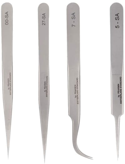 Dailygoods- Pincet Professioneel - Roestvrij Staal - Antimagnetisch - Precisie Pincet - Horlogereparatie - Hoge Hardheid - Horlogepincet