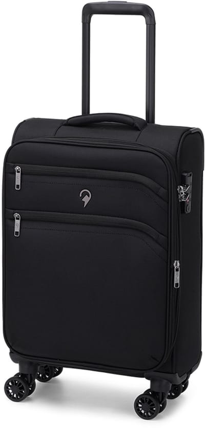 North Pioneer Gate Handbagage koffer 55 x 35 x 20 cm - Zwart